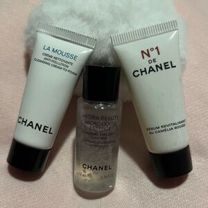 CHANEL Skincare bundle 1 - cleansing cream - revitalizing serum- hydration serum